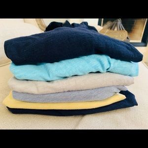 Bundle of 5 Banana Republic polo shirts